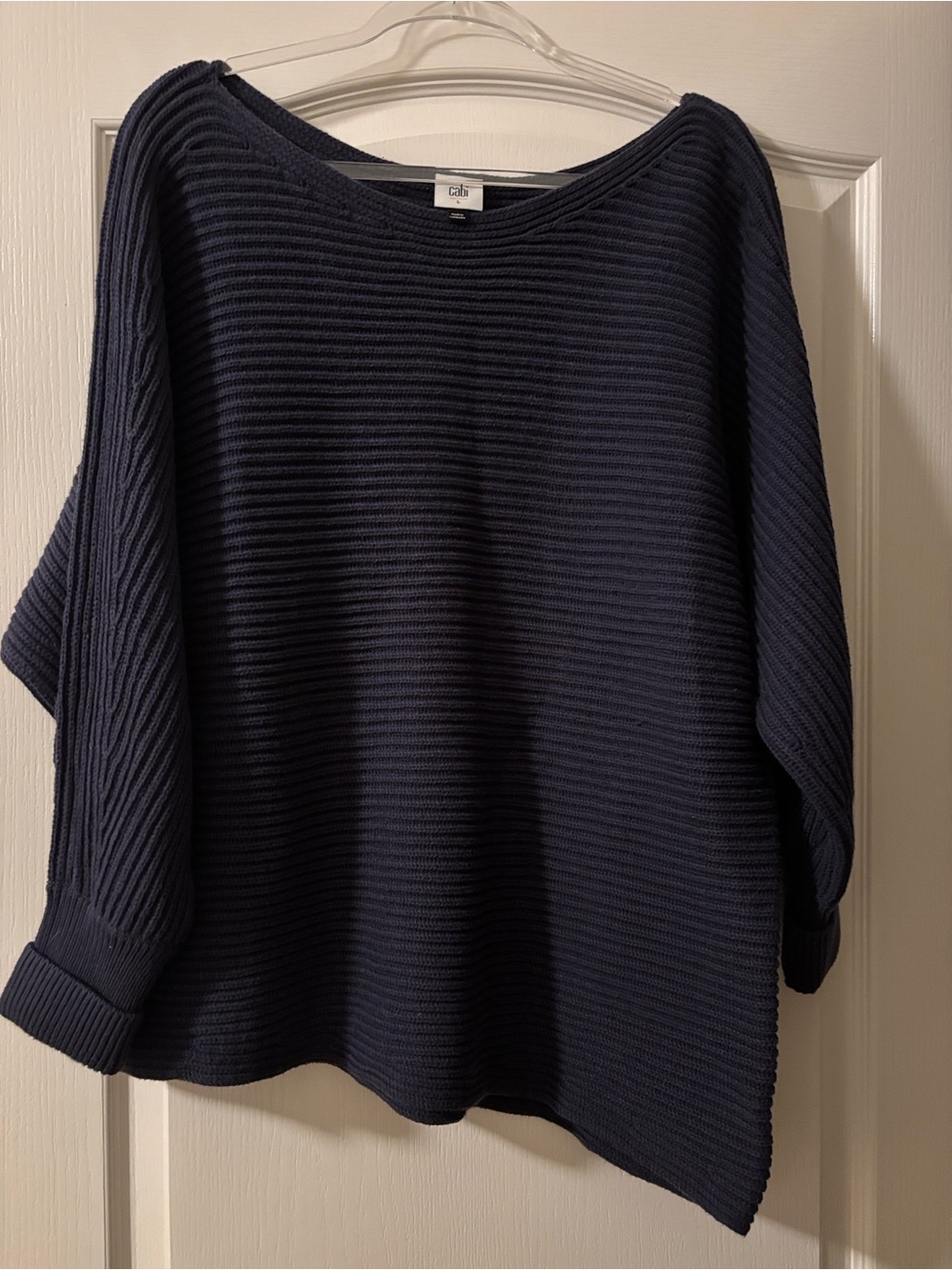CAbi Trident Swing Sweater in Navy Blue size L - Picture 5 of 5